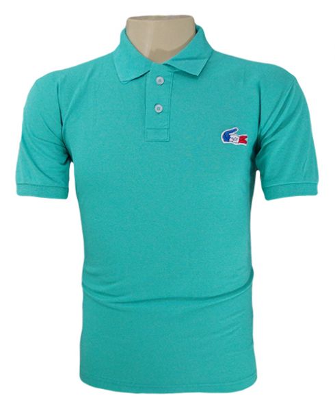 Camisa Masculina Polo Lacoste Verde Água MOD:71202