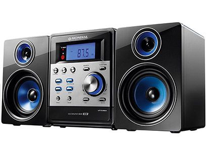 Micro System AM/FM 20 Watts RMS - Entrada USB - Mondial MS-0