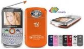 SUPER OFERTA!  - Celular Mini 9800 3 Chip´s Qwerty Tv Som 3d