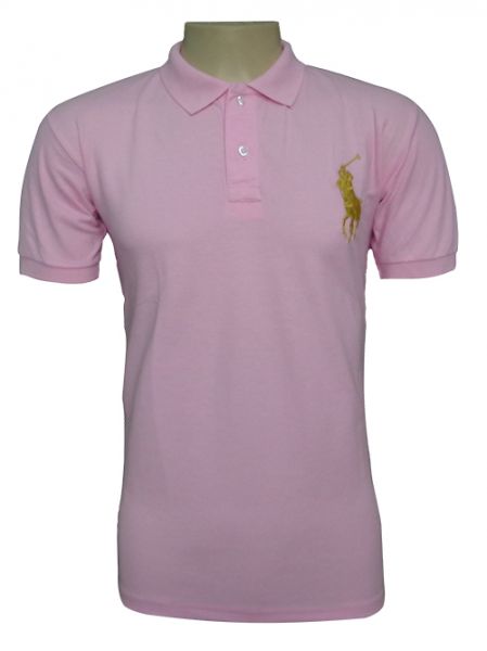 Camisa Polo Ralph Lauren Rosa Bebê MOD:70926